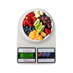 atom aliston k1 series digital kitchen weighing scale 10 kg, electronic weight machine with lcd display for baking, cooking, food & diet, sf 400/a121. 6months warranty (colour may vary)